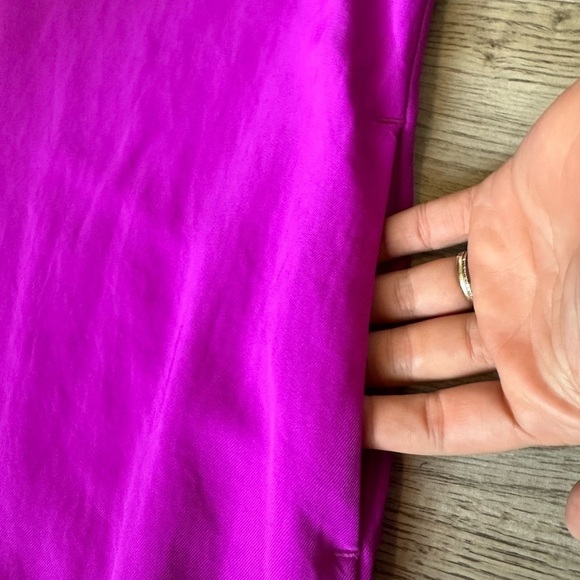 BANANA Republic Bright Bold Pink Shirt Dress - Picture 4 of 9